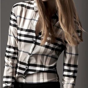 Burberry Button Up Blouse